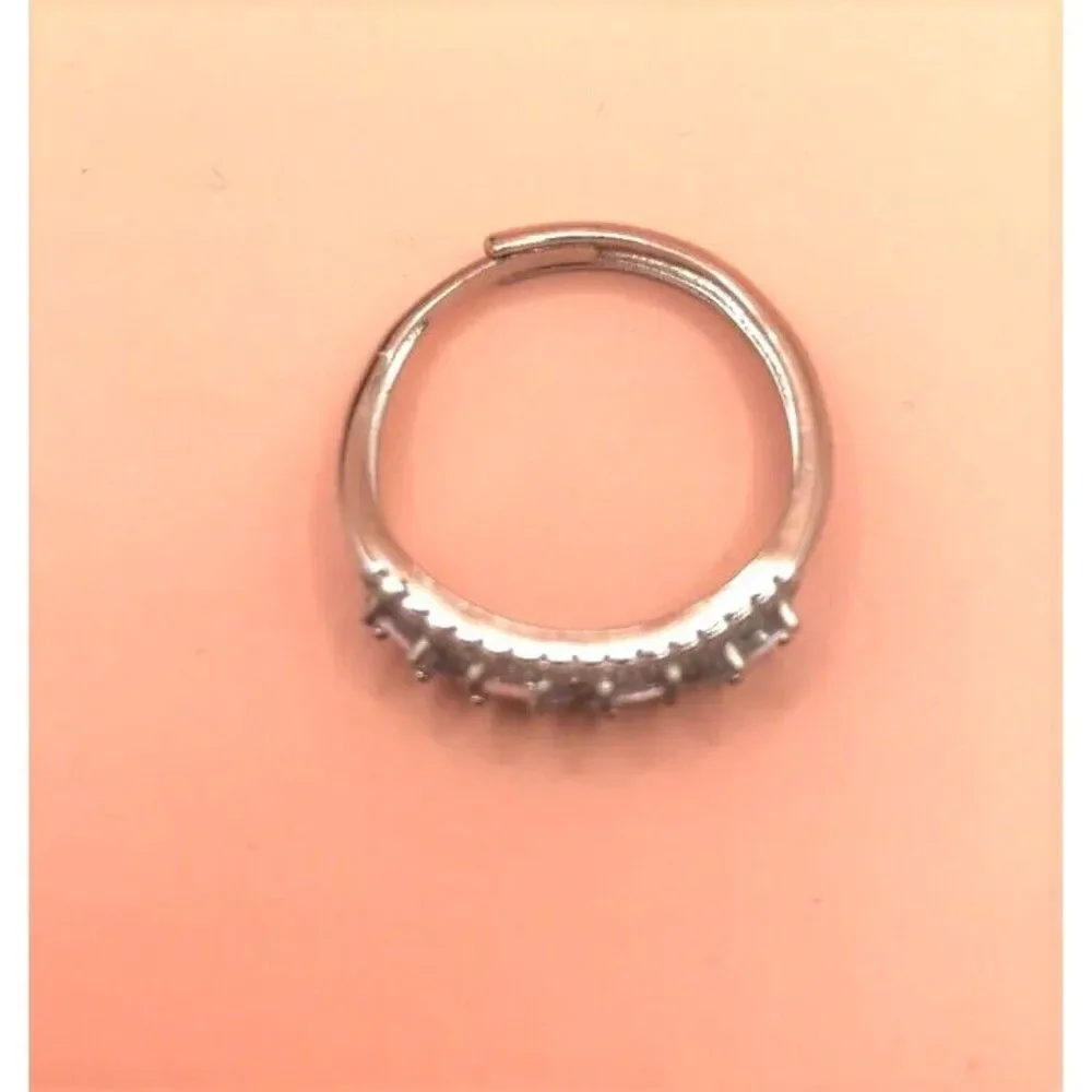 Gorgeous Genuine Tanzanite Band Ring - Adjustable